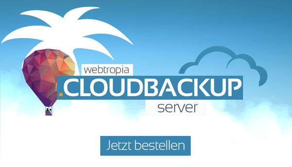 Cloud Backup Lösung von webtropia.com